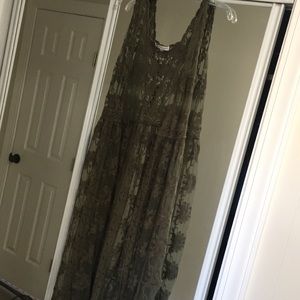 Long Boho-style cover up